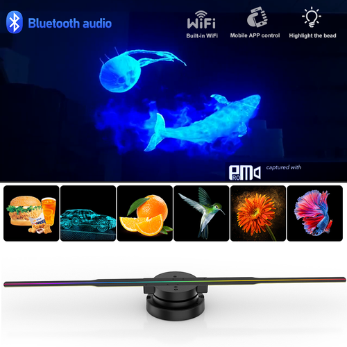 3D holographic projector LED animation advertising display equipment product