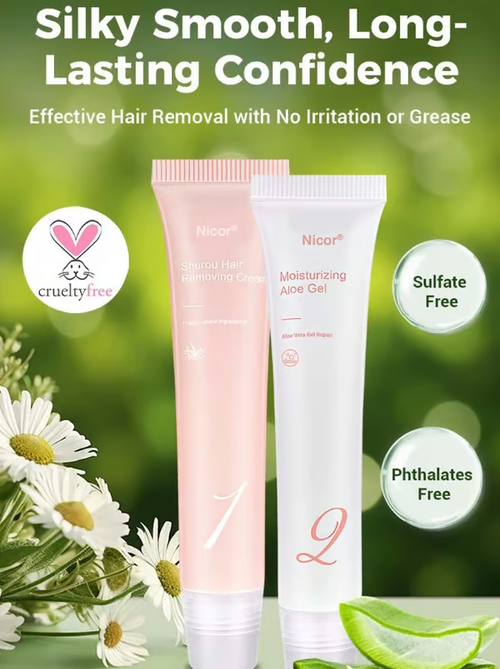 Hair Removal Cream Kit