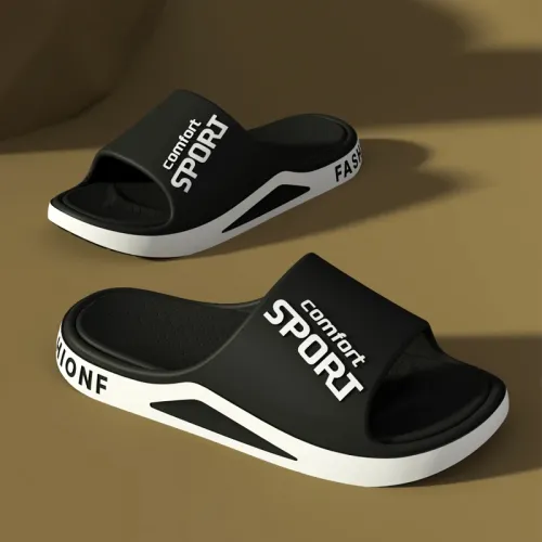 Fashion Men's Sandals Summer EVA Comfortable Anti-Slip Soft Soles House Slippers for Indoor Outdoor Wear Breathable Shower Slide