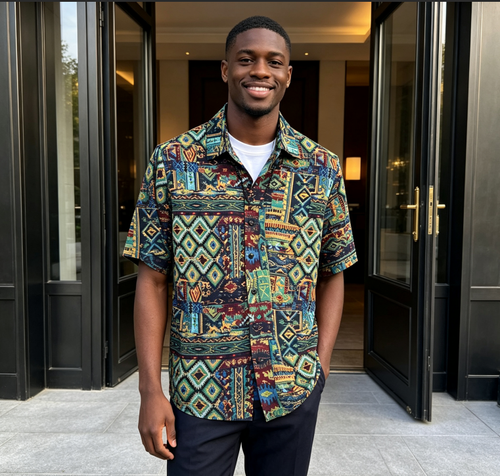 Summer Streetwear Hawaiian Shirt For Men