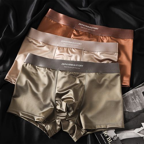 3 Packs Breathable Nylon Ice Silk boxer