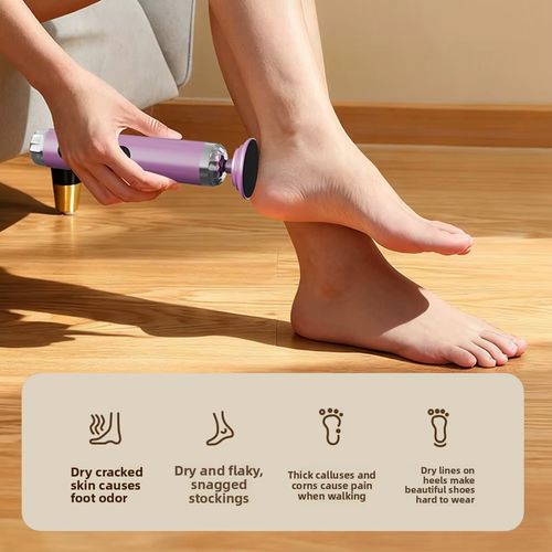 3 In 1 Electric Foot Grinder Foot Care Device Rechargeable Pedicure Machine Removes Dry Skin For Smoother Feet Pedicure Tools