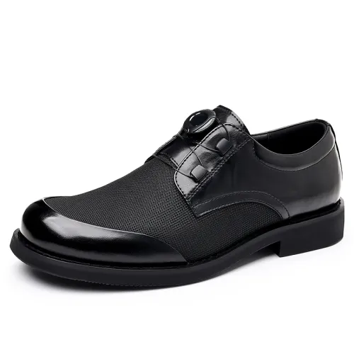 2026 Hot Selling British Style Mens Casual Shoes High-end Comfortable Fashionable Leather Shoes Simple and Versatile Work Shoes