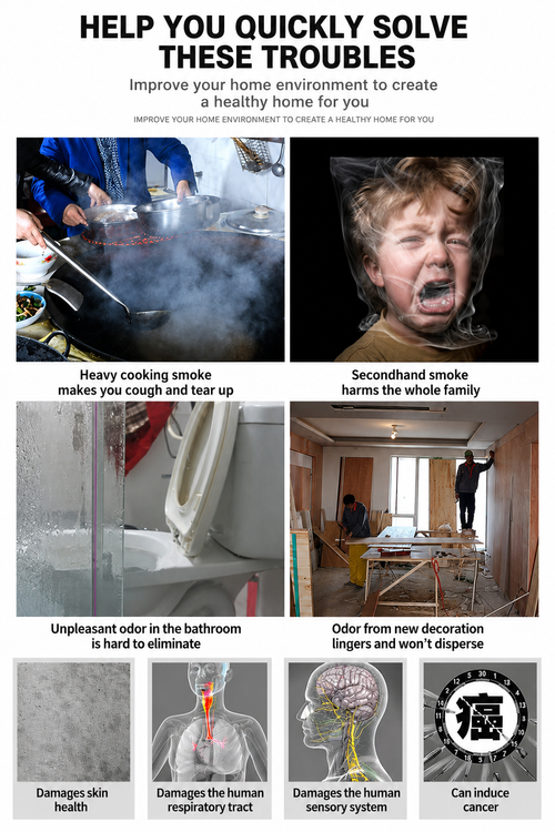 Flip Ventilation Fan Kitchen Fume Exhaust High Speed Household Air Extractor Ten Inch Wall Mount Window Type Electric Vent