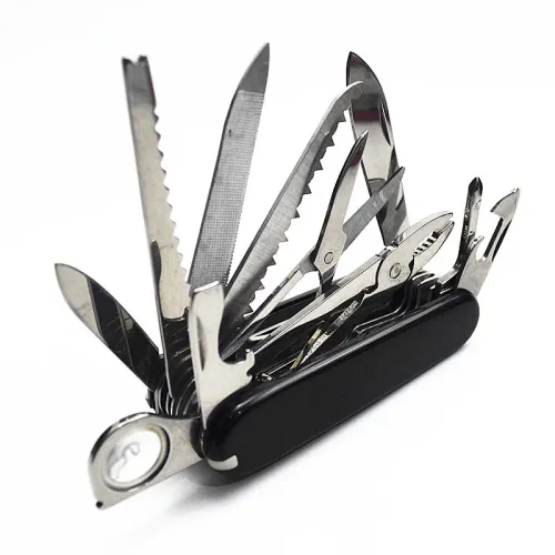 17-in-1 Multi-Tool Pocket Knife Portable Stainless Steel Folding Camping Pliers for Outdo