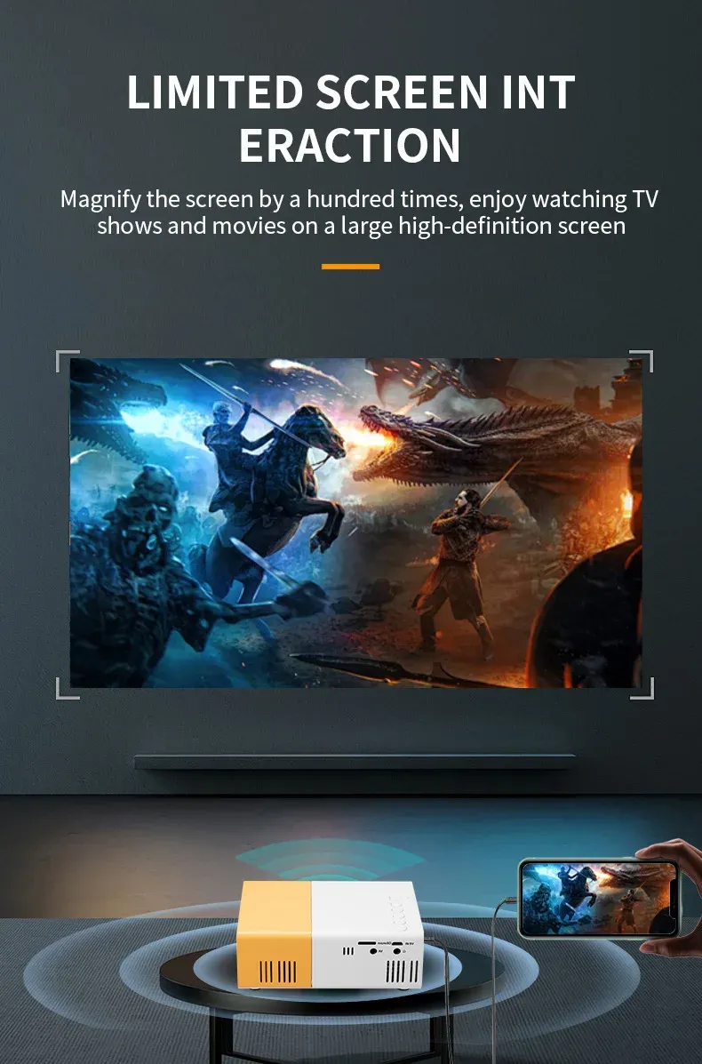 2026 Portable Mini Projector