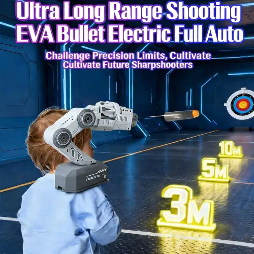 Smart Tracking Foam Blaster Gun Toy AI Somatosensory Control Role-Playing Robot Arm