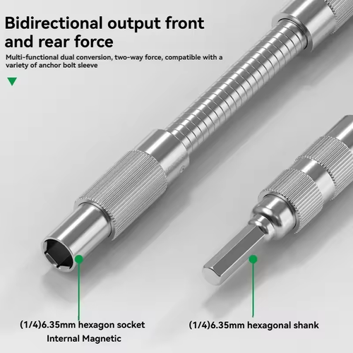 Flexible Drill Bit Extension Flex Shaft Metal for Electric Screwdriver Adapter Holder Connect Link Multitul Hex Shank Magnetic