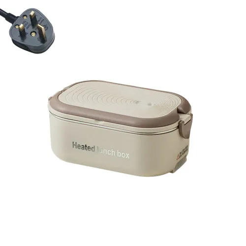 Durable 304 Stainless Steel Electric Lunch Box Constant Temperature 1000ml Food Heated Warmer Container Plug-in Heated Lunch Box