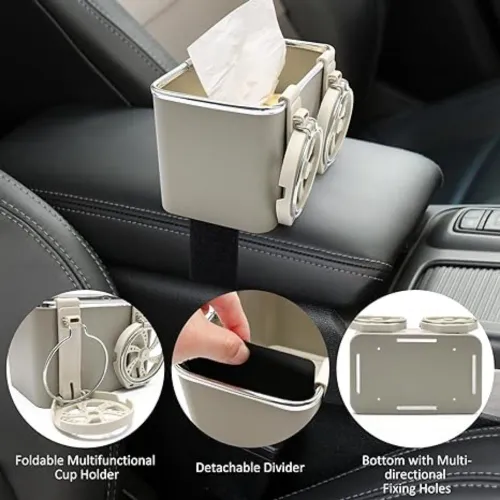 Car armrest storage box