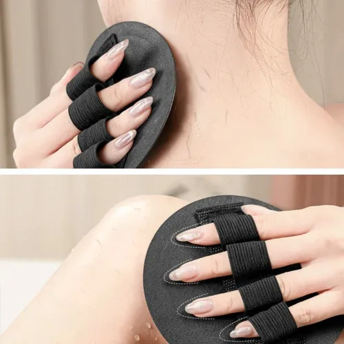 5 pcs Round exfoliating mitt