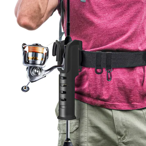 Fishing Waist Belt Rod Holder Adjustable Fishing Wading Belt Rod Holder Wader Fishing Waist Belt Fishing Gear Accessories