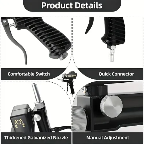 Rust removal device pneumatic sandblasting group