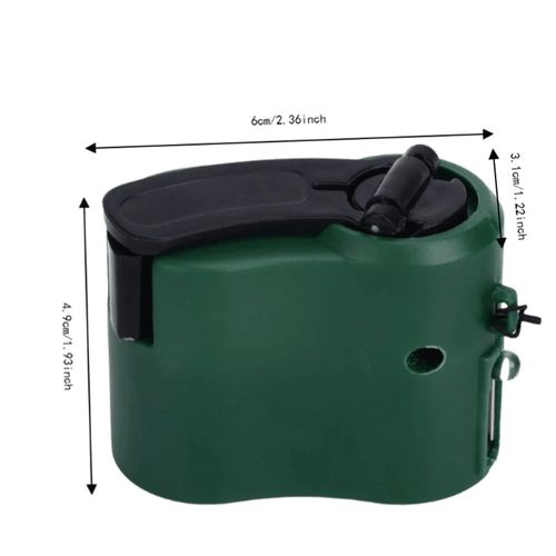 2pcs Hand cranked generator ABS USB outdoor charger