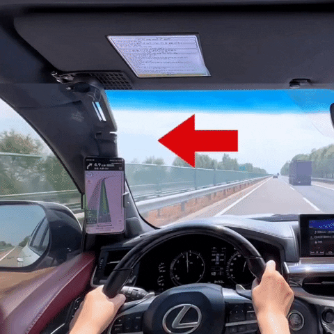 Rotatable and Retractable Car Phone Holder
