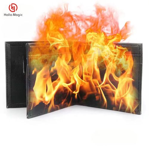 Magic Wallet Fire Wallet Wallet Magic Magic Prop