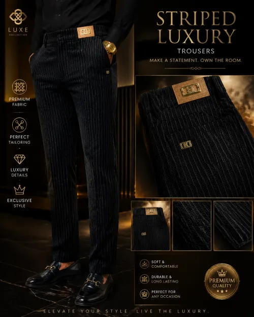 Men's Striped Business Trousers (Affordable Luxury)