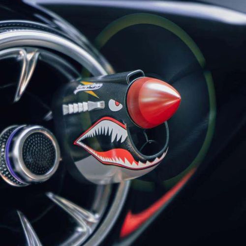 Car Vent Air Freshener Long Lasting Fighter Plane Shark Nose Aromatherapy Car Scent Diffuser for Summer Winter Valentine