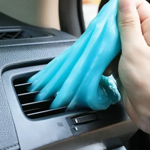 5PCS Car Cleaning Gel Slime Magic Mud Auto Interior Computer Keyboard Dirt Clean Dust Remover Gel Car Wash Interior Cleaning Tools