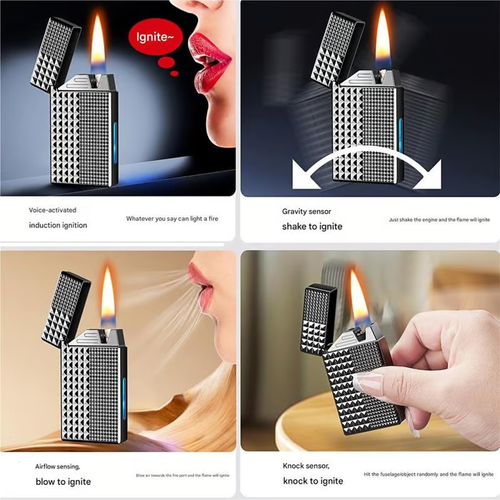 🏆Flash Sale⚡ 50K+ SOLD! Almost Gone -🔥 Intellegent Voice-Activated Metal Lighter