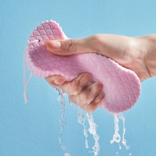 5D bath sponge 4 pieces