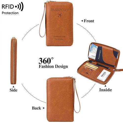 🔥Multi-Functional RFID Passport Wallet