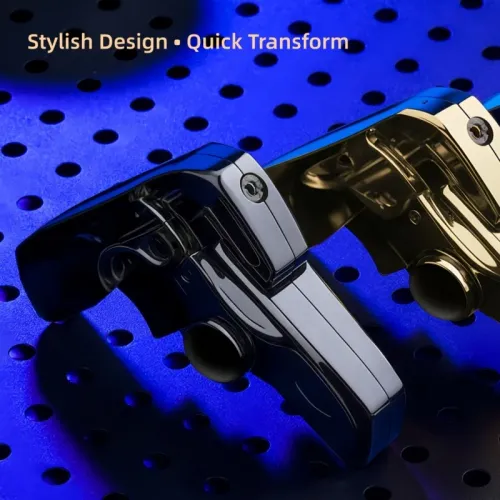 Novel fidget spinner jet creative windproof metal butane gas lighter
