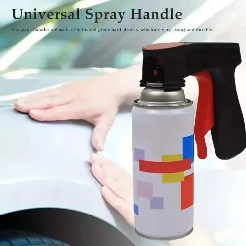 1 Pcs Plastic Portable Spray Paint Handle Universal Reusable Self Spraying Hand Spray Gun Adaptors Cars Maintenance Care Tools
