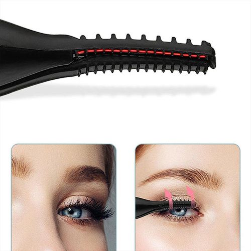 ✨The heated eyelash curler quickly curls your eyelashes.
