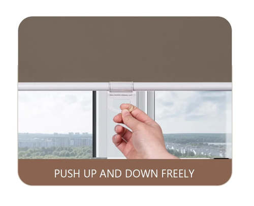 Modern High Quality Solid Color Cordless Roller Blinds Customized Window Shades For Kitchen,Living Room