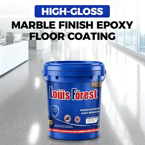 High-Gloss Marble Finish Epoxy Floor Coating 1kg per barrel