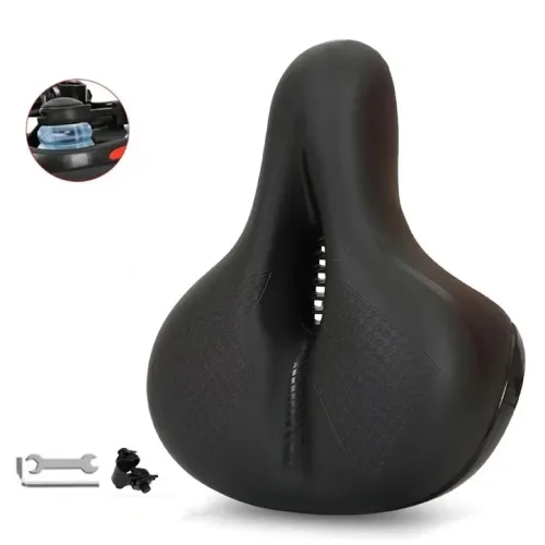 Bicycle Saddle Replacement Seat Shock Absorbing Cycling Saddle Suitable for Mountain Racing Road Commuting Long Distance Touring