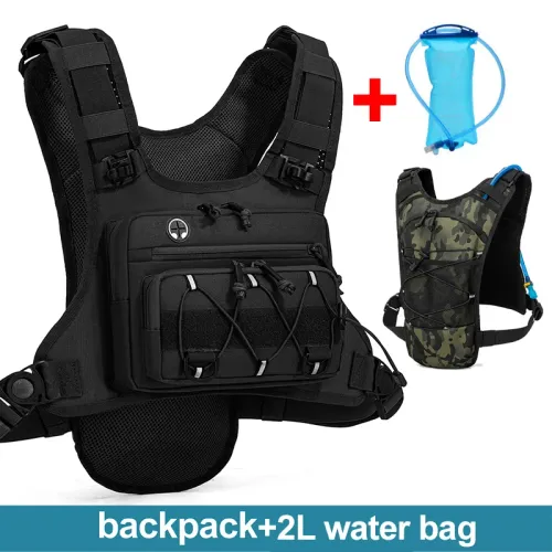 Running Chest Pack Hydration Vest For Cycling Hiking Bicycle Race Marathon Bag Men