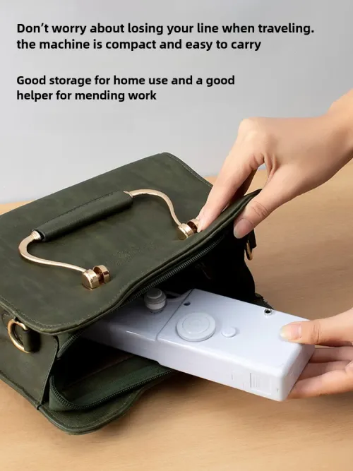 Includes a deluxe accessory bundle. Sewing machine household small multi-function portable mini DIY manual tailor sewing machine manual sewing machine