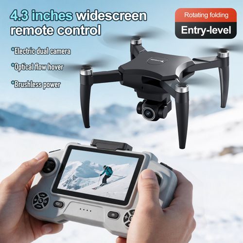 2026 hot selling hot selling screen controlled high-definition aerial photography drone obstacle avoidance quadcopter brushless optical flow remote-controlled aircraft
