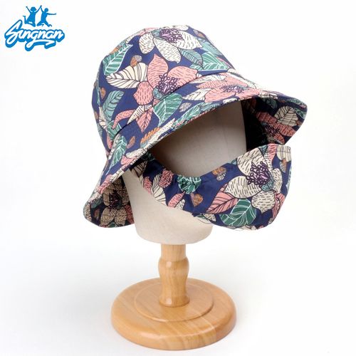 Women's sun hat with face mask 2 pieces