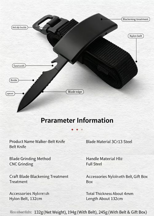 Premium Tactical Belt Accessory