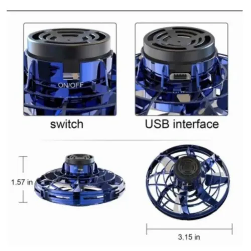 Kids Flynova Drone Fly Spinner Adult Fidget Toys Children Mini UFO Flyorb Flying Spinner Dropshipping Fingertip gyroscope toy