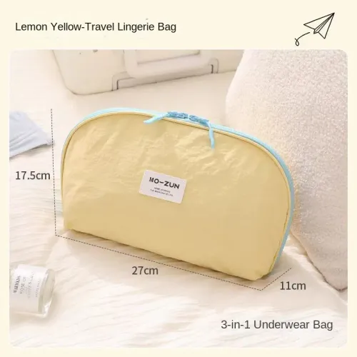 Travel Organizer Bag Large Capacity Underwear Storage Pouch Portable Cosmetic Makeup Case Toiletry Bag for Women