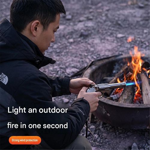 Windproof picnic camping barbecue moxibustion burning pig hair