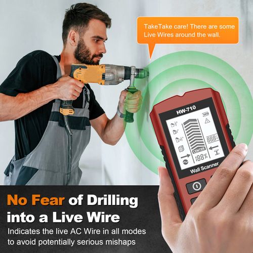 New Five-in-One Wall Detector for Stud and Column Detection