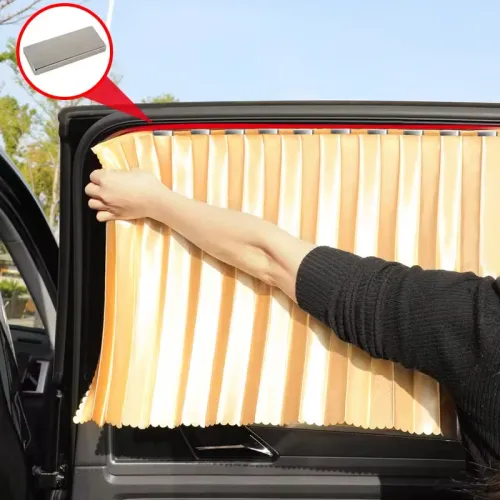 Magnetic Car Sun Shade Shield Side WindowCurtain Auto Summer Uv Protection Black Sun Visor Blinds Cover