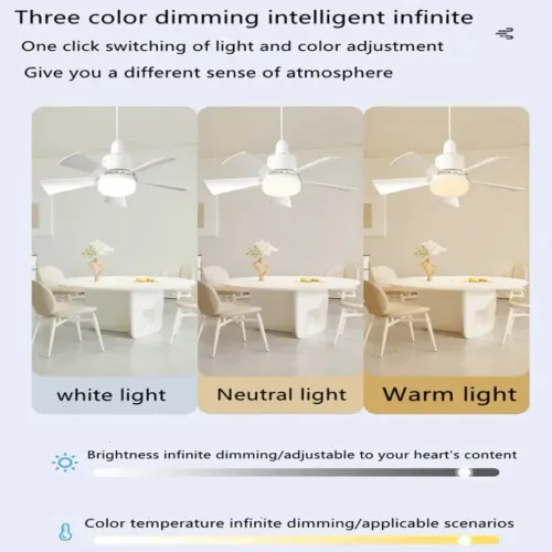 E27 LED Ceiling Fan Light 30W