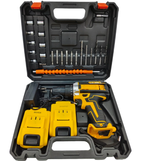 Electric Drilling Machine Tools Multi-functional Impact Drill Screwdriver Household Hardware Tool Set