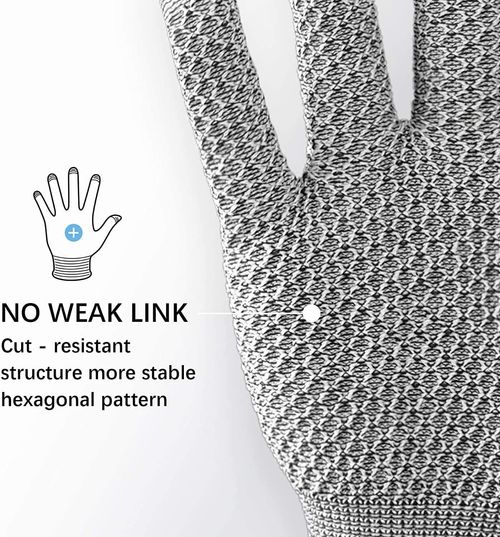 5-level Anti Cutting Gloves, Gardening Anti slip and Anti Cutting Gloves HPPE Gloves for protection