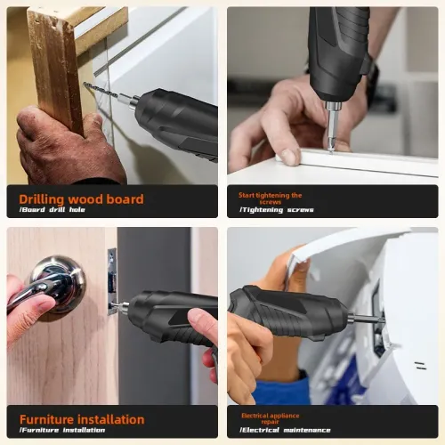 47-Piece Rechargeable Electric Screwdriver Set