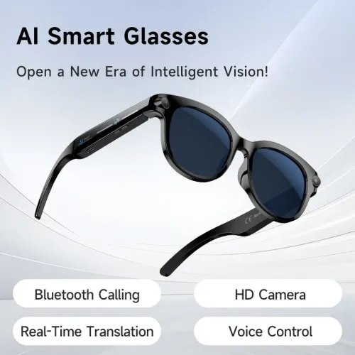 AI smart glasses, camera recording, AI photo recognition, Bluetooth call translation