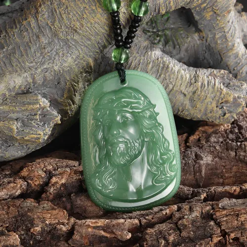 Personalized Cross Pendant Necklace Vintage Fashion Carved Bead Rope Chain Charm Jewelry For Men Women Daily Religious Gifts