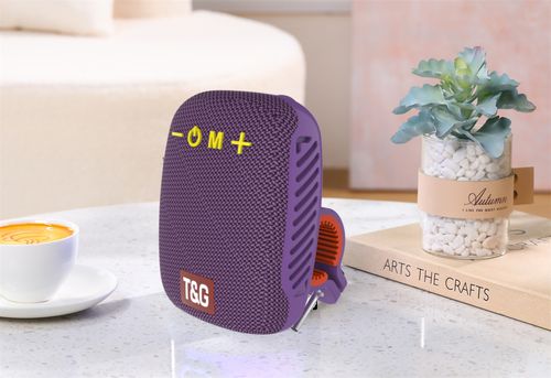TG392 Outdoor Cycling Fixed Stand Heavy Bass Portable Audio SD FM Card Insertion TWS Wireless BT Speaker
