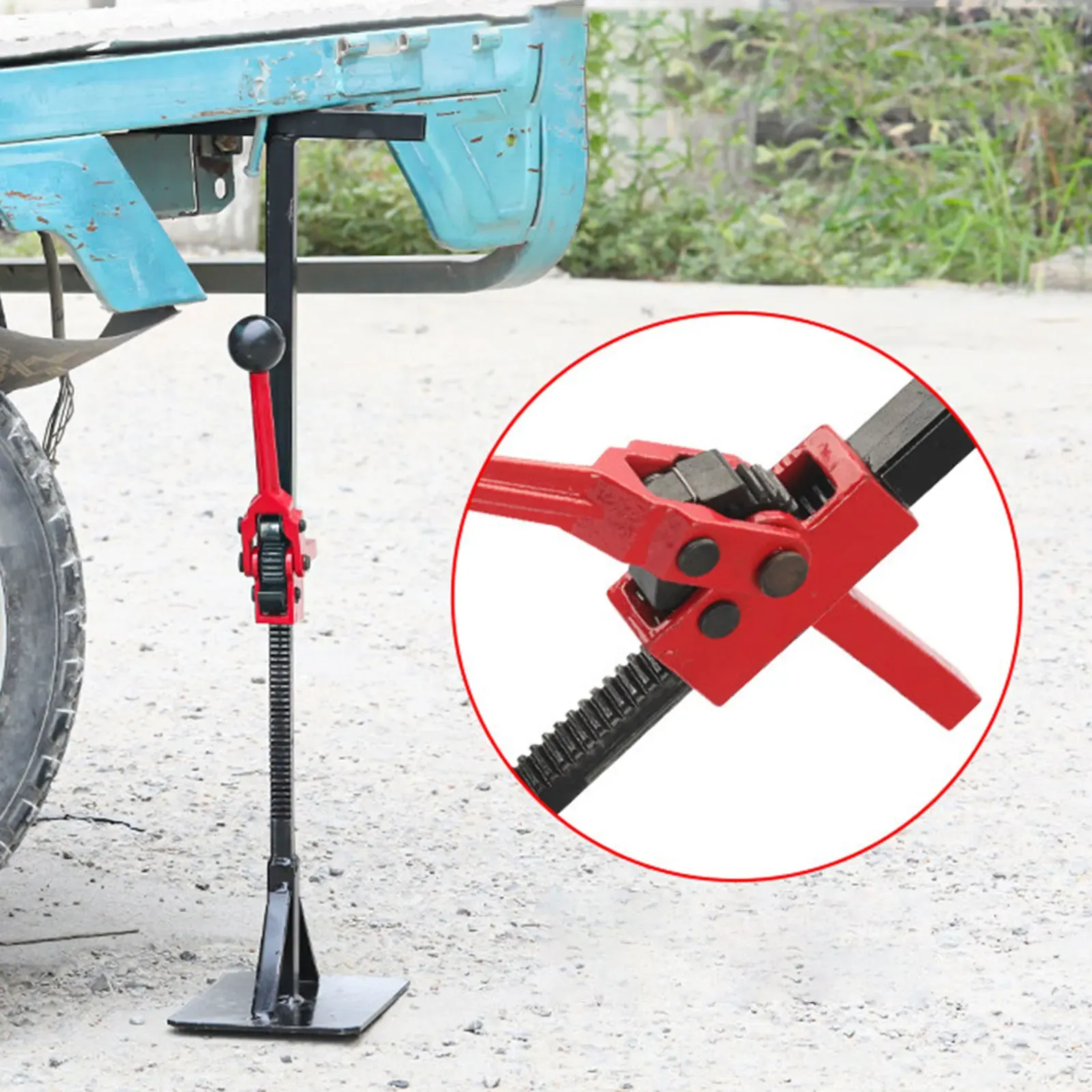 Heavy Duty Motorcycle Lift Stand Adjustable Height Maintenance Support Jack for Tire and Battery Work